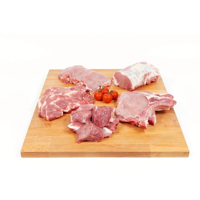 Colis de viande et de charcuterie